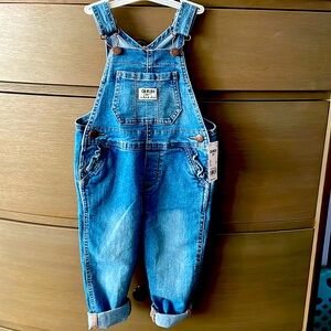 NWT- Girls Denim Oshkosh B’gosh Overalls 2T